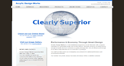 Desktop Screenshot of acrylicdesignworks.com